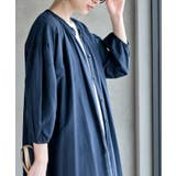 総刺繍バンドカラー9分袖シャツワンピース | rps | 詳細画像25