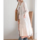 総刺繍バンドカラー9分袖シャツワンピース | rps | 詳細画像3