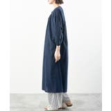総刺繍バンドカラー9分袖シャツワンピース | rps | 詳細画像30
