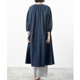 総刺繍バンドカラー9分袖シャツワンピース | rps | 詳細画像31