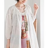 総刺繍バンドカラー9分袖シャツワンピース | rps | 詳細画像6