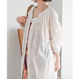 総刺繍バンドカラー9分袖シャツワンピース | rps | 詳細画像9