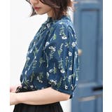 花柄プチハイネック７分袖ブラウス | rps | 詳細画像27 