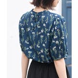 花柄プチハイネック７分袖ブラウス | rps | 詳細画像28 