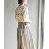 花柄プチハイネック７分袖ブラウス | rps | 詳細画像36 