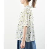 花柄プチハイネック７分袖ブラウス | rps | 詳細画像42 