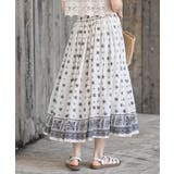 コットンボイルギャザースカート | rps | 詳細画像7 