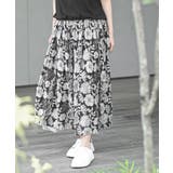 ブラック2 | コットンボイルギャザースカート | rps