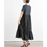 カット×布帛切替ティアードワンピース | rps | 詳細画像11