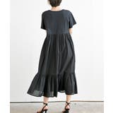 カット×布帛切替ティアードワンピース | rps | 詳細画像12