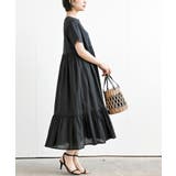 カット×布帛切替ティアードワンピース | rps | 詳細画像13