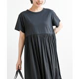 カット×布帛切替ティアードワンピース | rps | 詳細画像14