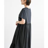 カット×布帛切替ティアードワンピース | rps | 詳細画像15