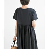 カット×布帛切替ティアードワンピース | rps | 詳細画像16