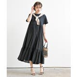 カット×布帛切替ティアードワンピース | rps | 詳細画像18