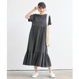 カット×布帛切替ティアードワンピース | rps | 詳細画像2