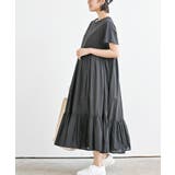 カット×布帛切替ティアードワンピース | rps | 詳細画像3