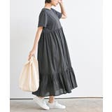 カット×布帛切替ティアードワンピース | rps | 詳細画像5