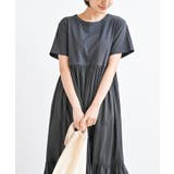 カット×布帛切替ティアードワンピース | rps | 詳細画像6