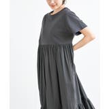 カット×布帛切替ティアードワンピース | rps | 詳細画像7