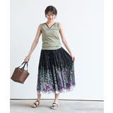 パネルプリントフレアースカート | rps | 詳細画像11 