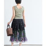 パネルプリントフレアースカート | rps | 詳細画像13 