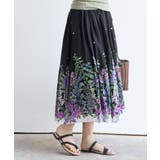 パネルプリントフレアースカート | rps | 詳細画像16 