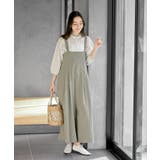 フリルネック７分袖綿麻ブラウス | rps | 詳細画像11 