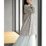 刺繍×花柄プリント７分袖シャツワンピース | rps | 詳細画像13 