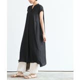 レーヨンノーカラースキッパーワンピース | rps | 詳細画像28