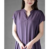 レーヨンノーカラースキッパーワンピース | rps | 詳細画像6