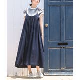 ネイビー | レーヨン麻キャミワンピース | rps