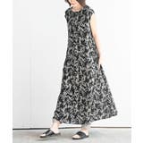 フレンチスリーブプリントワンピース | rps | 詳細画像1 