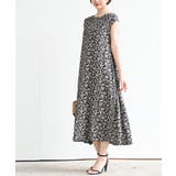 フレンチスリーブプリントワンピース | rps | 詳細画像22 