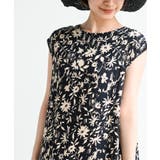 フレンチスリーブプリントワンピース | rps | 詳細画像32 