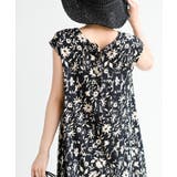 フレンチスリーブプリントワンピース | rps | 詳細画像34 