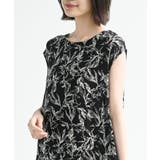 フレンチスリーブプリントワンピース | rps | 詳細画像6 