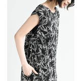 フレンチスリーブプリントワンピース | rps | 詳細画像9 