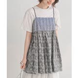 グレー | プリントキャミTシャツアンサンブル | rps