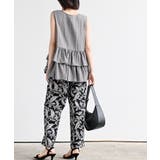 綿麻プリントイージーパンツ | rps | 詳細画像12 