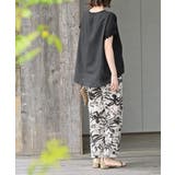 綿麻プリントイージーパンツ | rps | 詳細画像4 