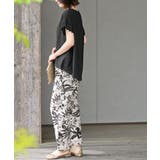 綿麻プリントイージーパンツ | rps | 詳細画像5 