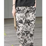 綿麻プリントイージーパンツ | rps | 詳細画像6 