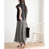 ６枚ハギレーヨンフレアースカート | rps | 詳細画像4 