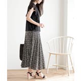 ６枚ハギレーヨンフレアースカート | rps | 詳細画像5 