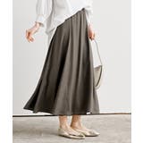 カーキ | ６枚ハギレーヨンフレアースカート | rps