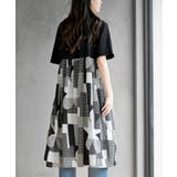 プリント切替ワンピース | rps | 詳細画像12 