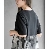 プリント切替ワンピース | rps | 詳細画像15 