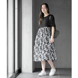 プリント切替ワンピース | rps | 詳細画像2 