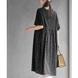 プリント切替ワンピース | rps | 詳細画像28 